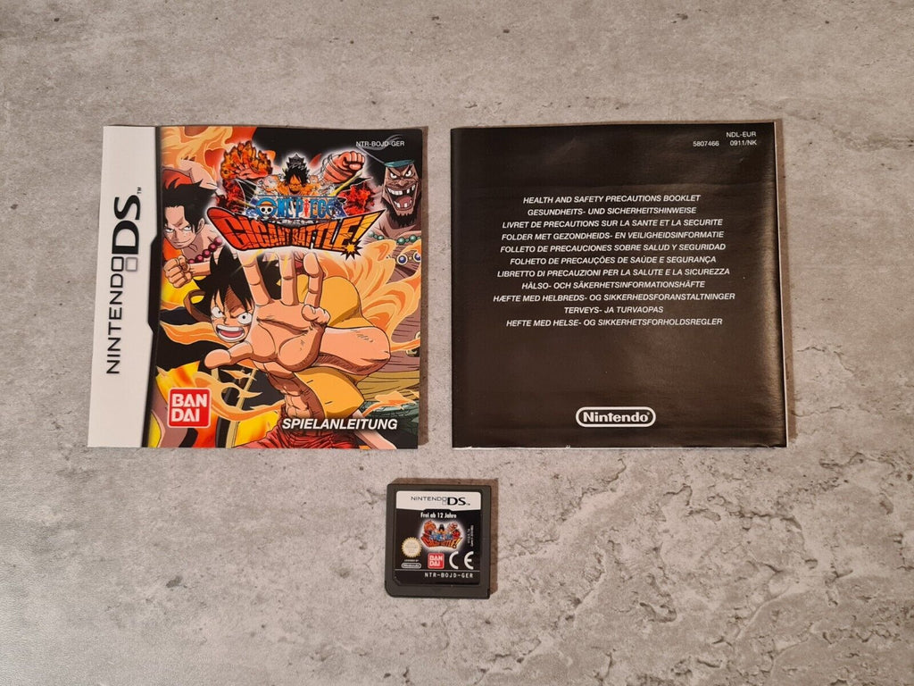Nintendo DS One Piece Gigant Battle! mit OVP und Anleitung GER - T-Retro-Games 
