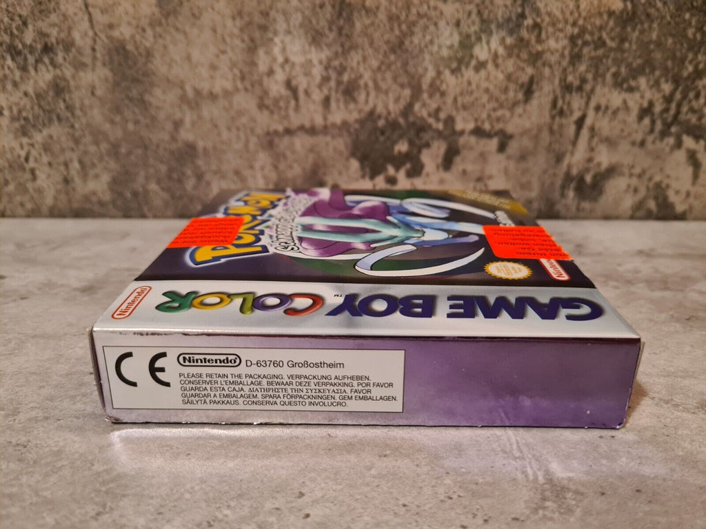 Nintendo Game Boy Color Pokemon Kristall Edition mit OVP und Anleitung NOE - T-Retro-Games 