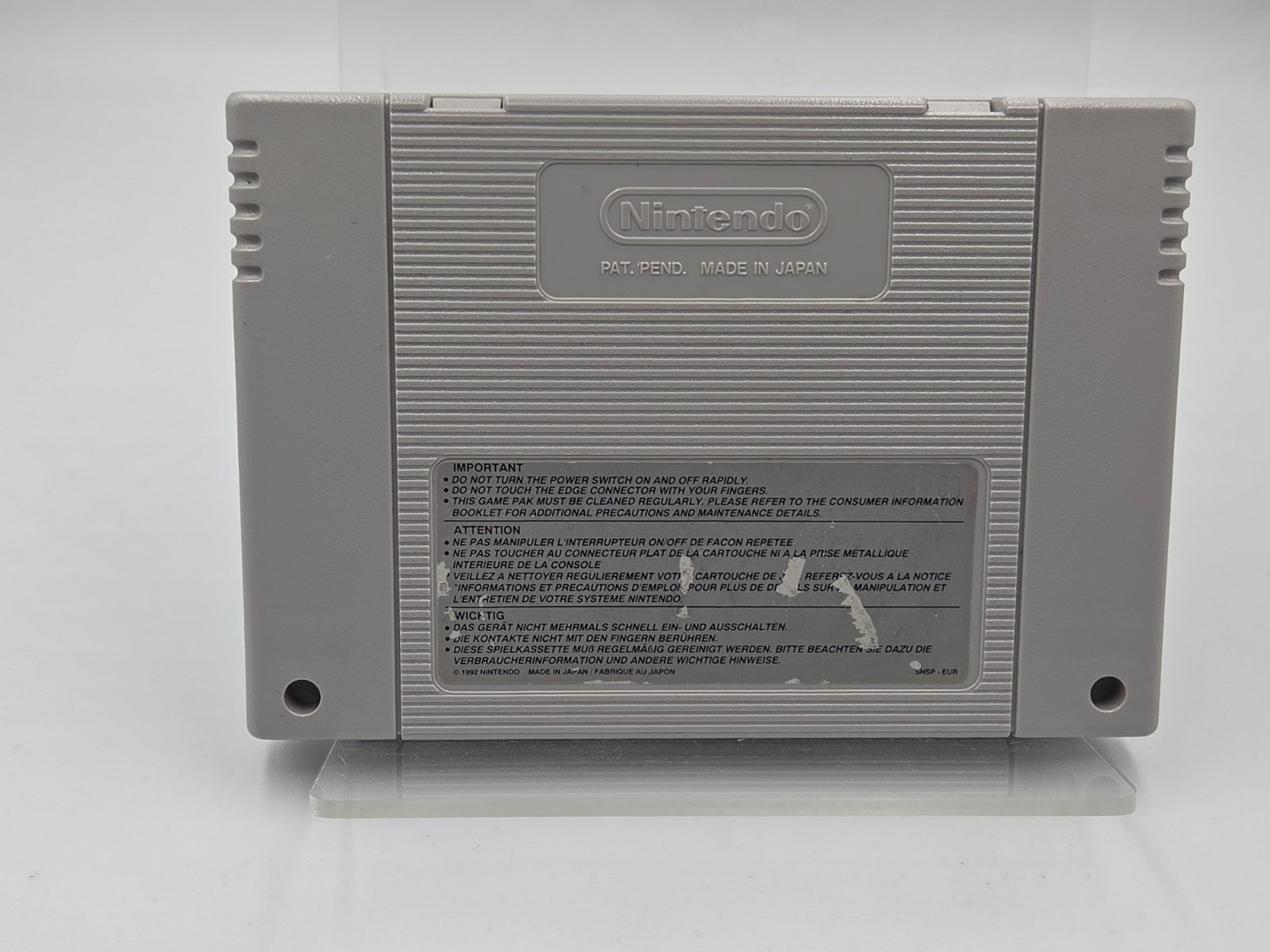 SNES Super Nintendo Spiel Street Fighter Alpha 2 Modul EUR