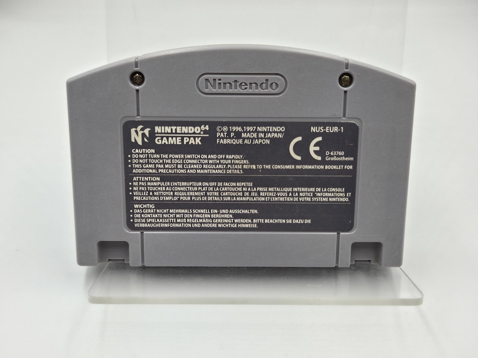 N64 Nintendo 64 Spiel Bass Hunter 64 EUR Modul