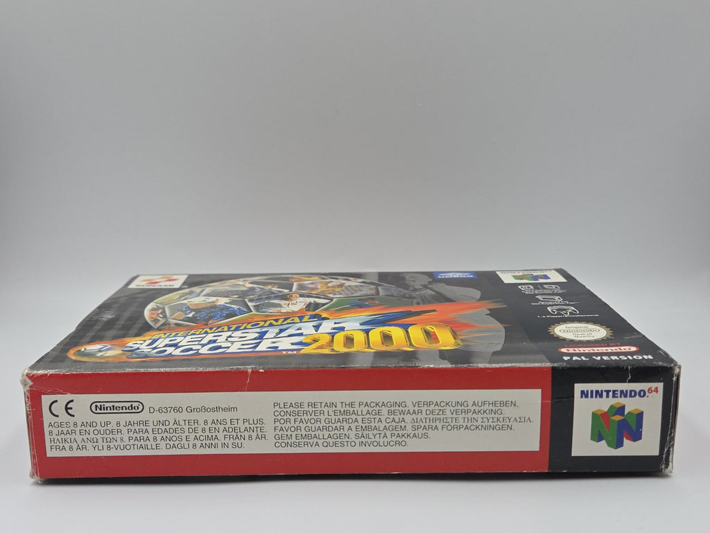 N64 Nintendo 64 International Superstar Soccer 2000 mit OVP und Anleitung EUR