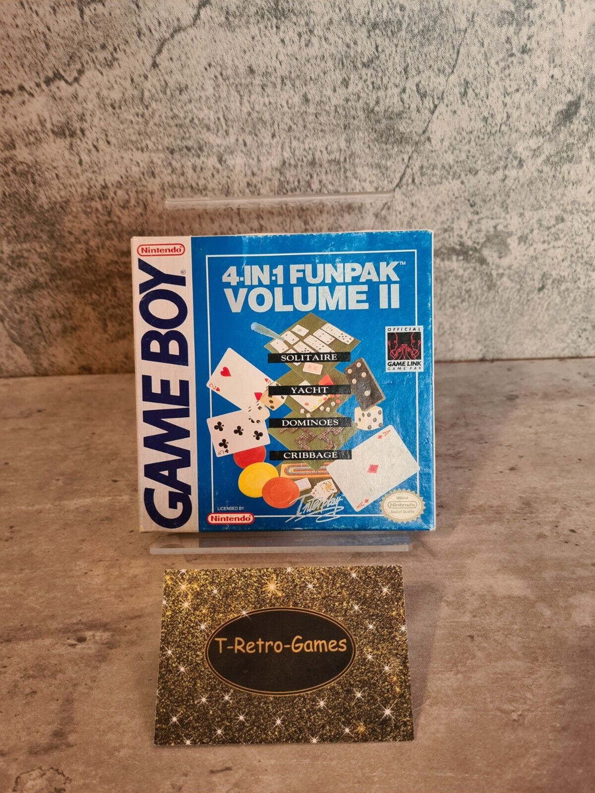 Nintendo Game Boy Classic 4-in-1 Fun Pak Volume II mit OVP und Anleitung USA - T-Retro-Games 