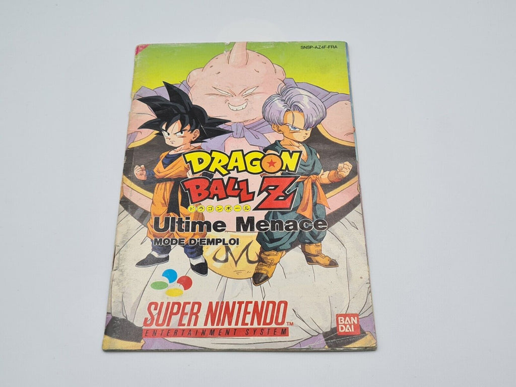 SNES Super Nintendo Dragon Ball Z Ultime Menace mit OVP und Anleitung FRA - T-Retro-Games 