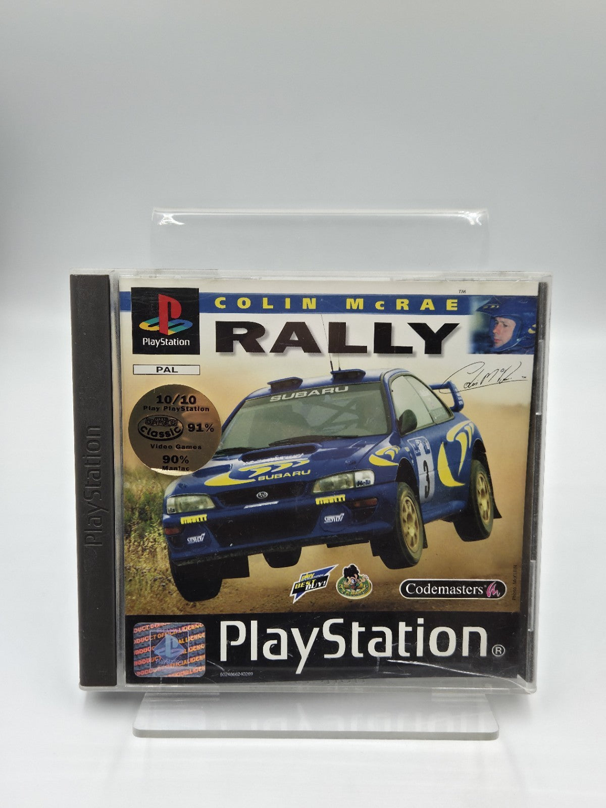 PS1 Playstation 1 Spiel Colin Mcrae Rally mit OVP und Anleitung Deutsch