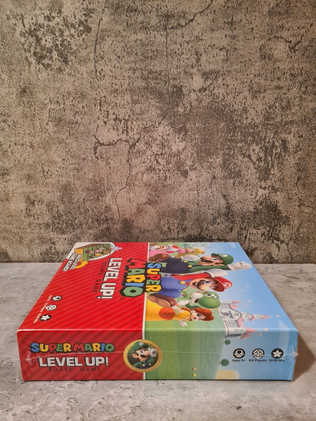 Super Mario Level UP! Board Game Sealed Neu New USAOPOLY - T-Retro-Games 
