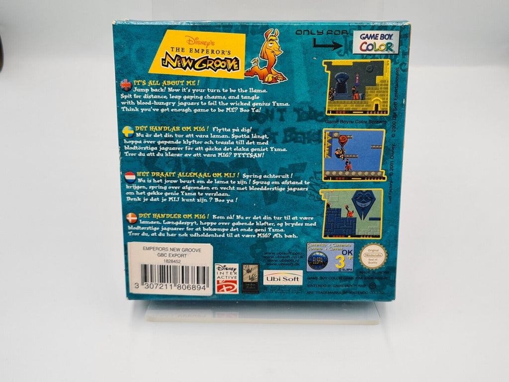 Game Boy Color Disney's The Emperor's New Groove mit OVP und Anleitung SCN - T-Retro-Games 