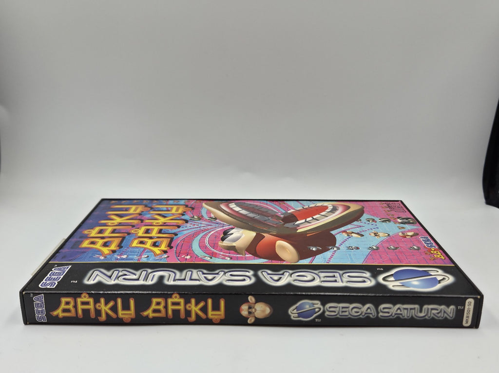 Sega Saturn Spiel Baku Baku mit OVP und Anleitung Multi Language 