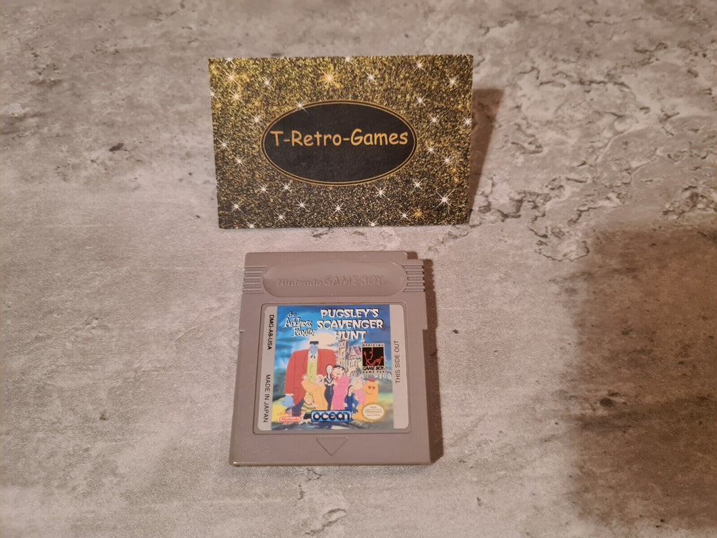 Nintendo Gameboy Classic The Addams Family Pugsley's Scavenger Hunt Modul USA - T-Retro-Games 