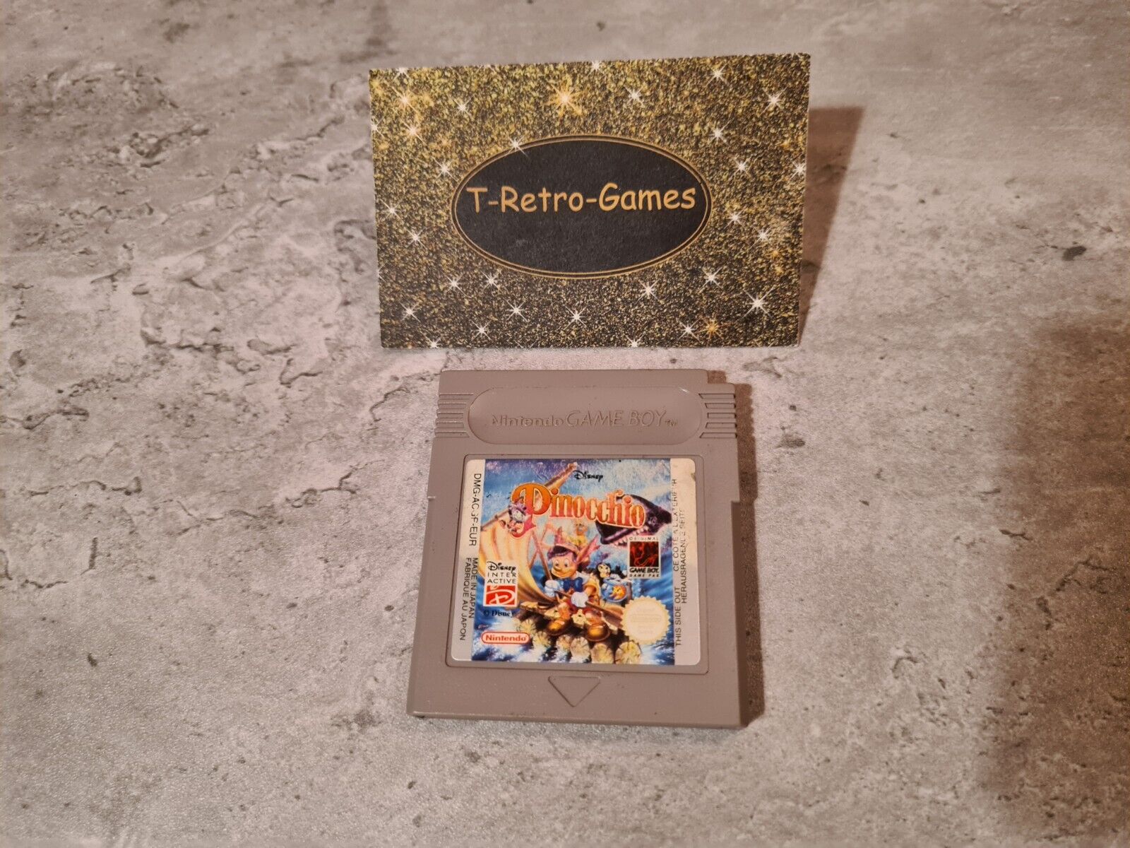 Game Boy Classic Spiel Disney's Pinocchio Modul EUR - T-Retro-Games 