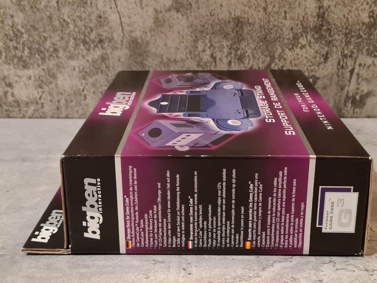 BigBen GameCube CD Storage Stand Aufbewahrungsbox für Discs New Old Stock - T-Retro-Games 