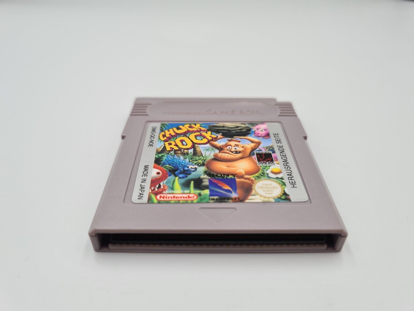 Nintendo Game Boy Classic Spiel Chuck Rock Modul NOE - T-Retro-Games 