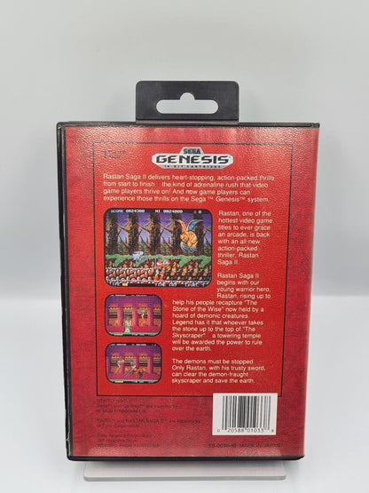Sega Genesis Rastan Saga II mit OVP und Anleitung USA - T-Retro-Games 