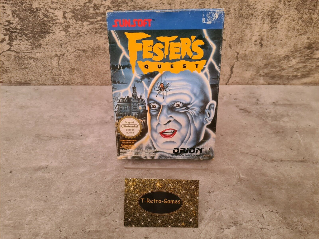 Nintendo NES Fester's Quest mit OVP und Anleitung EEC - T-Retro-Games 