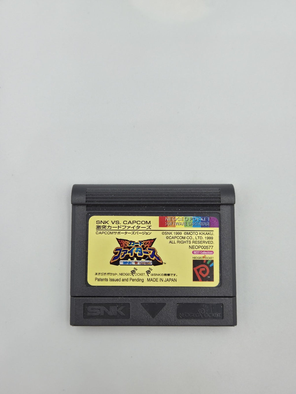 Neo Geo Pocket SNK 1999 SNK vs. Capcom Card Fighters Clash Modul