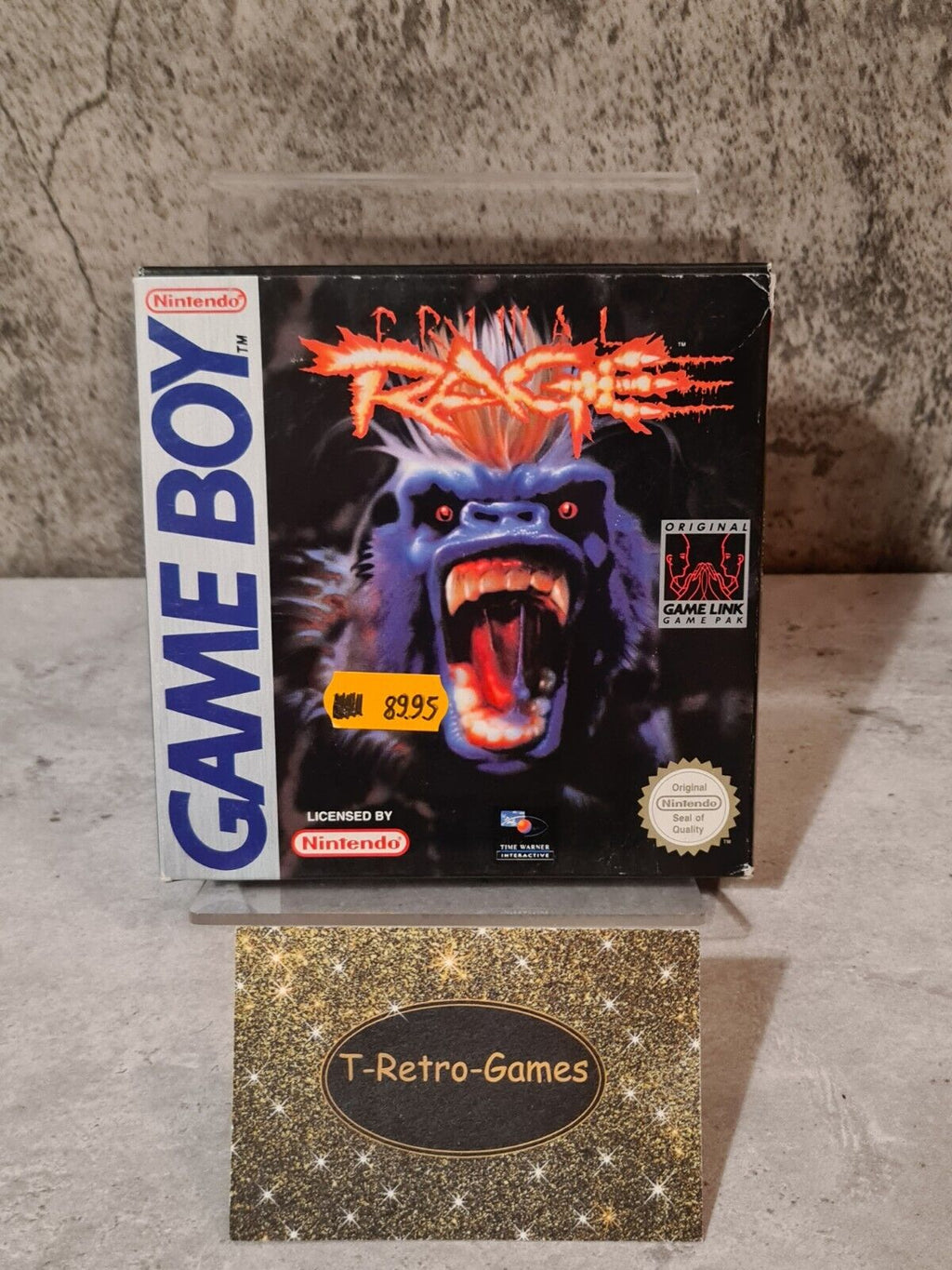 Nintendo Game Boy Classic Spiel Primal Rage EUR New Old Stock Unbenutzt - T-Retro-Games 
