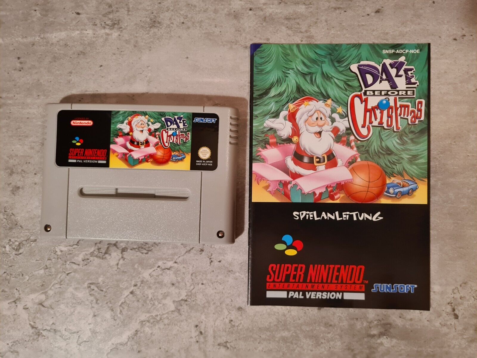 SNES Super Nintendo Daze Before Christmas mit OVP und Anleitung NOE - T-Retro-Games 