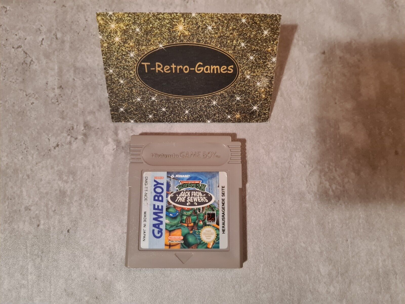 Nintendo Gameboy Classic Spiel Turtles II Back from The Sewers Modul NOE - T-Retro-Games 