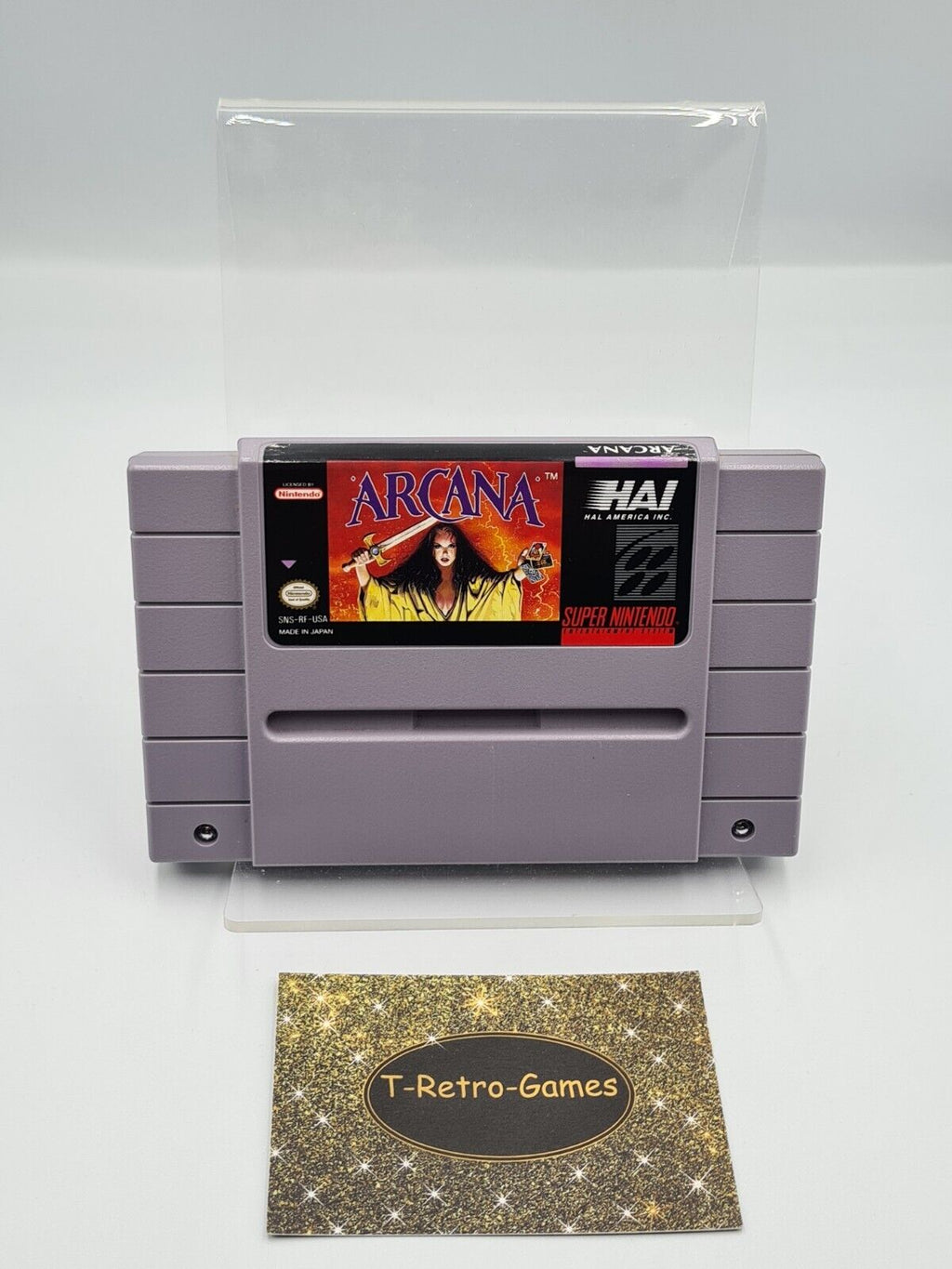 SNES Super Nintendo Arcana NTSC USA Modul - T-Retro-Games 