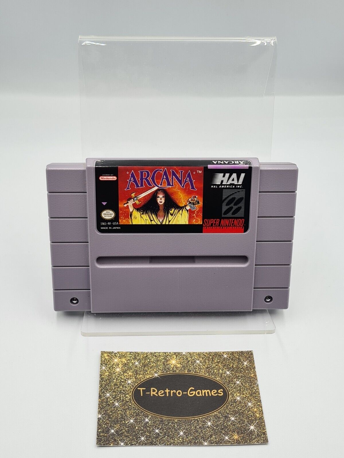SNES Super Nintendo Arcana NTSC USA Modul - T-Retro-Games 
