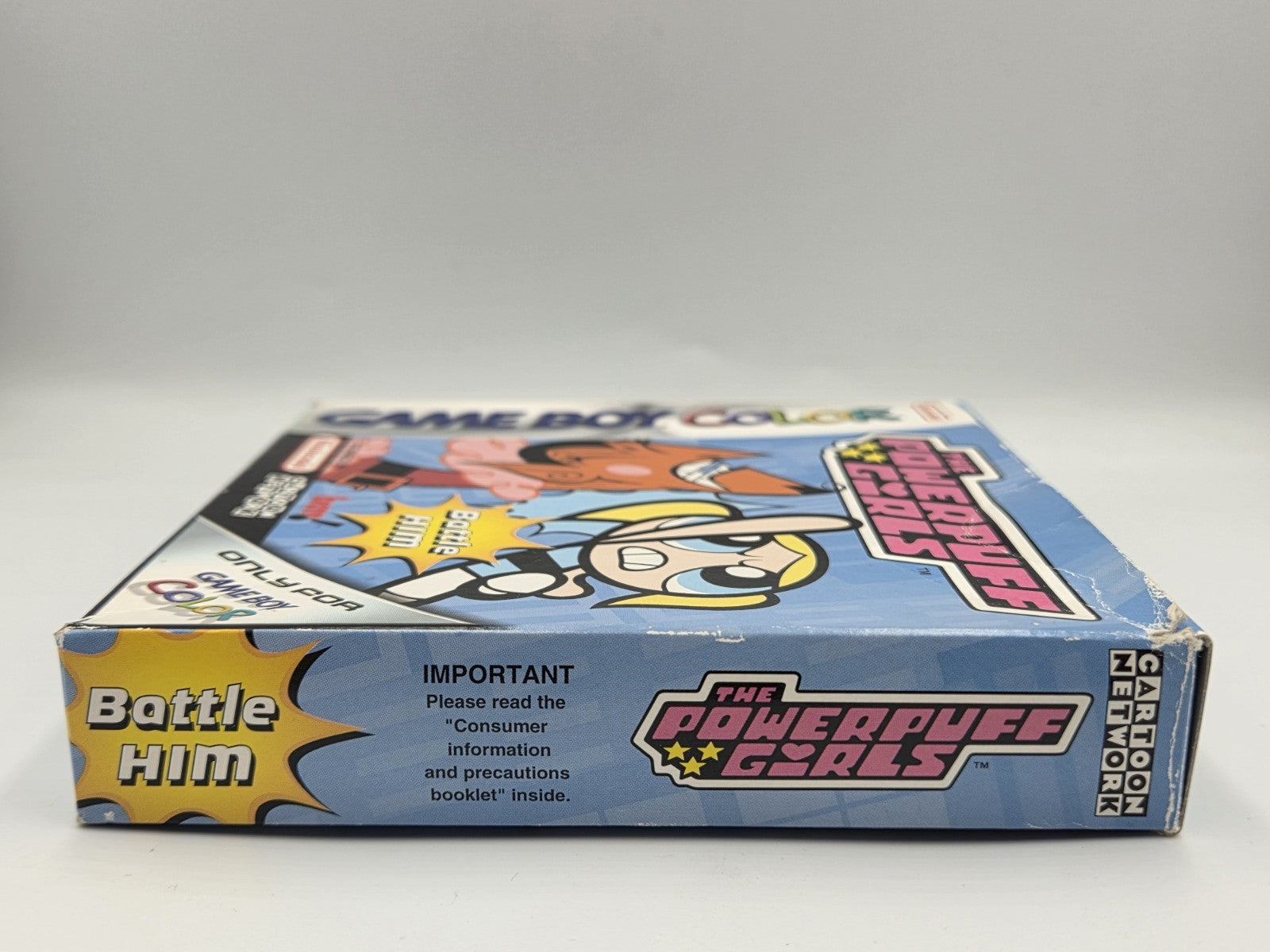 Nintendo Game Boy Color The Powerpuff Girls Battle Him mit OVP und Anleitung UKV