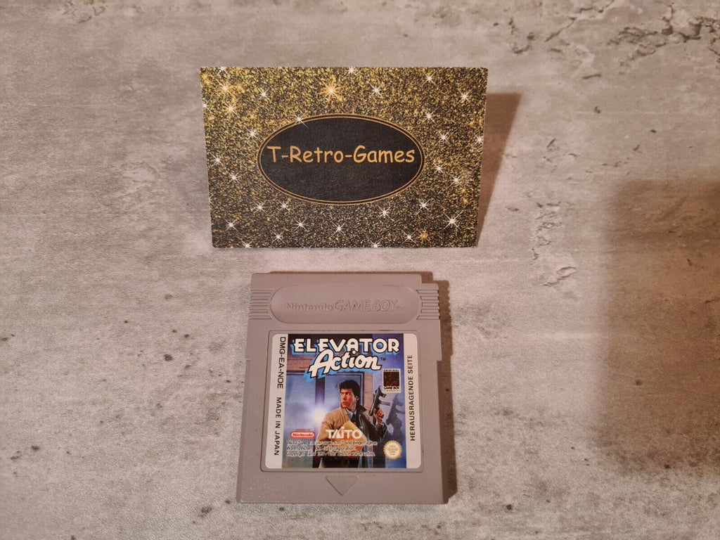 Nintendo Gameboy Classic Spiel Elevator Action Modul NOE - T-Retro-Games 