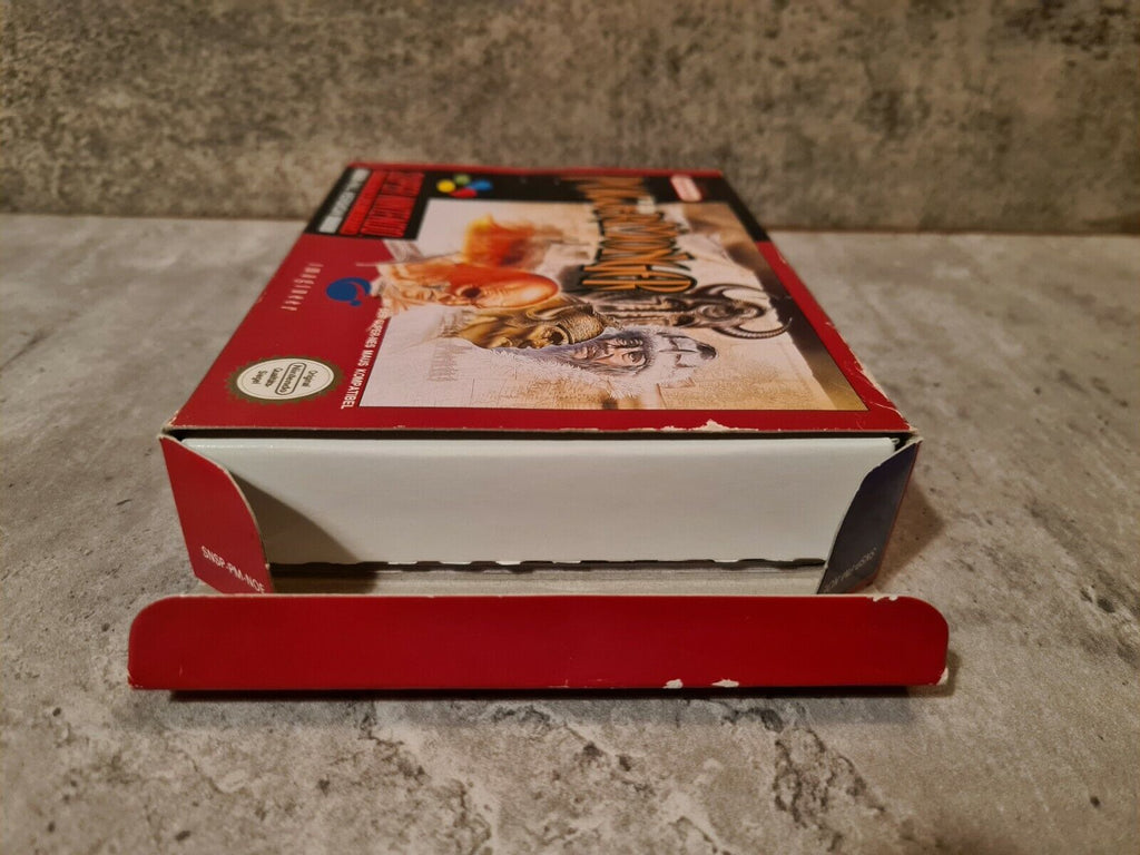 SNES Super Nintendo Power Monger mit OVP und Anleitung NOE - T-Retro-Games 