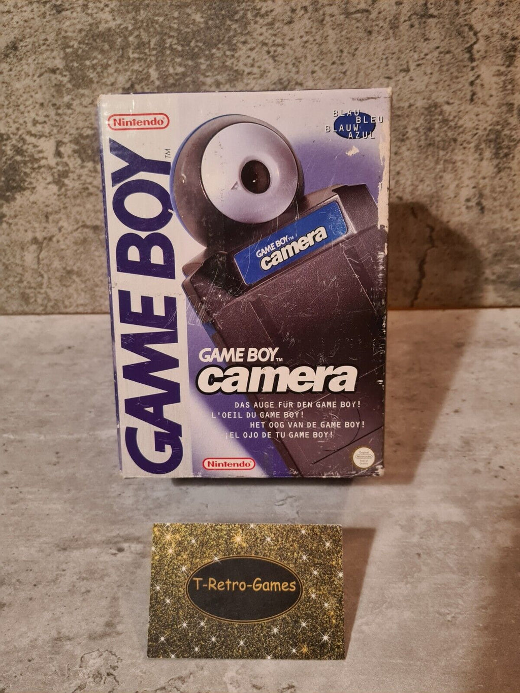 Nintendo Game Boy Classic Game Boy Camera Blau Blue OVP - T-Retro-Games 