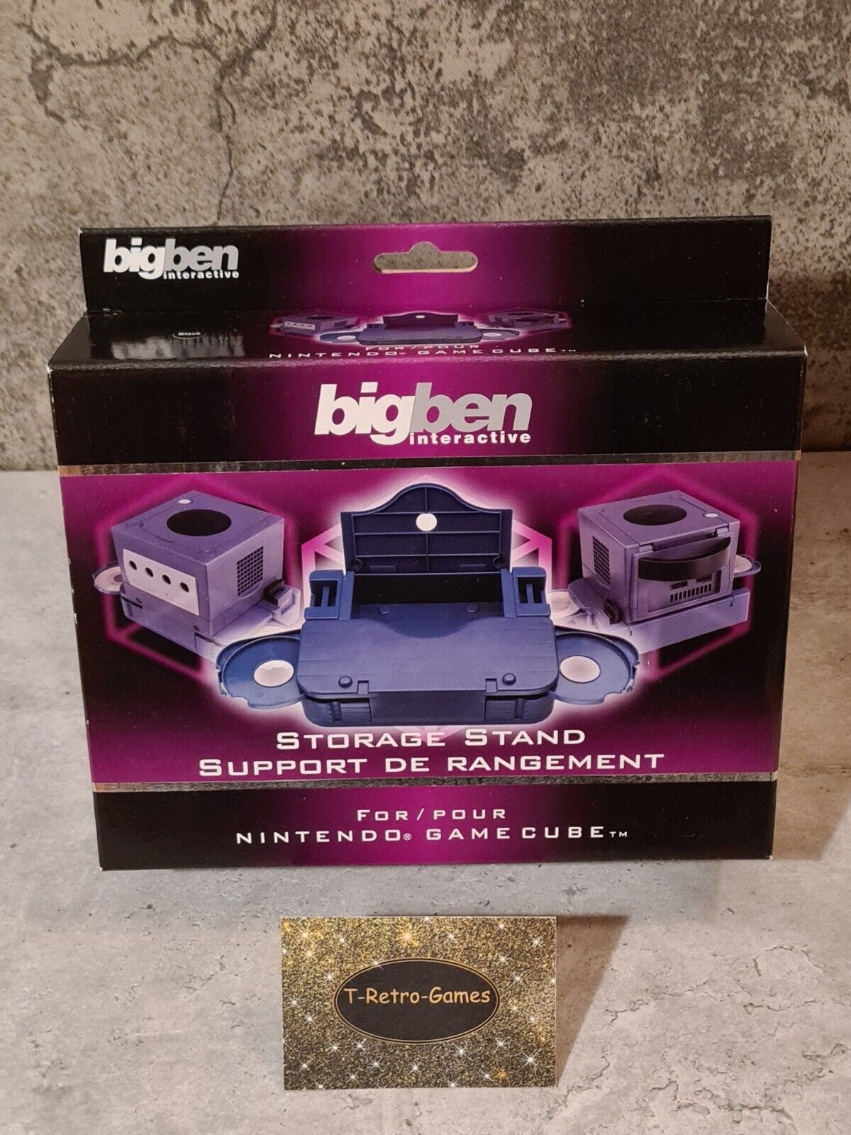 BigBen GameCube CD Storage Stand Aufbewahrungsbox für Discs New Old Stock - T-Retro-Games 