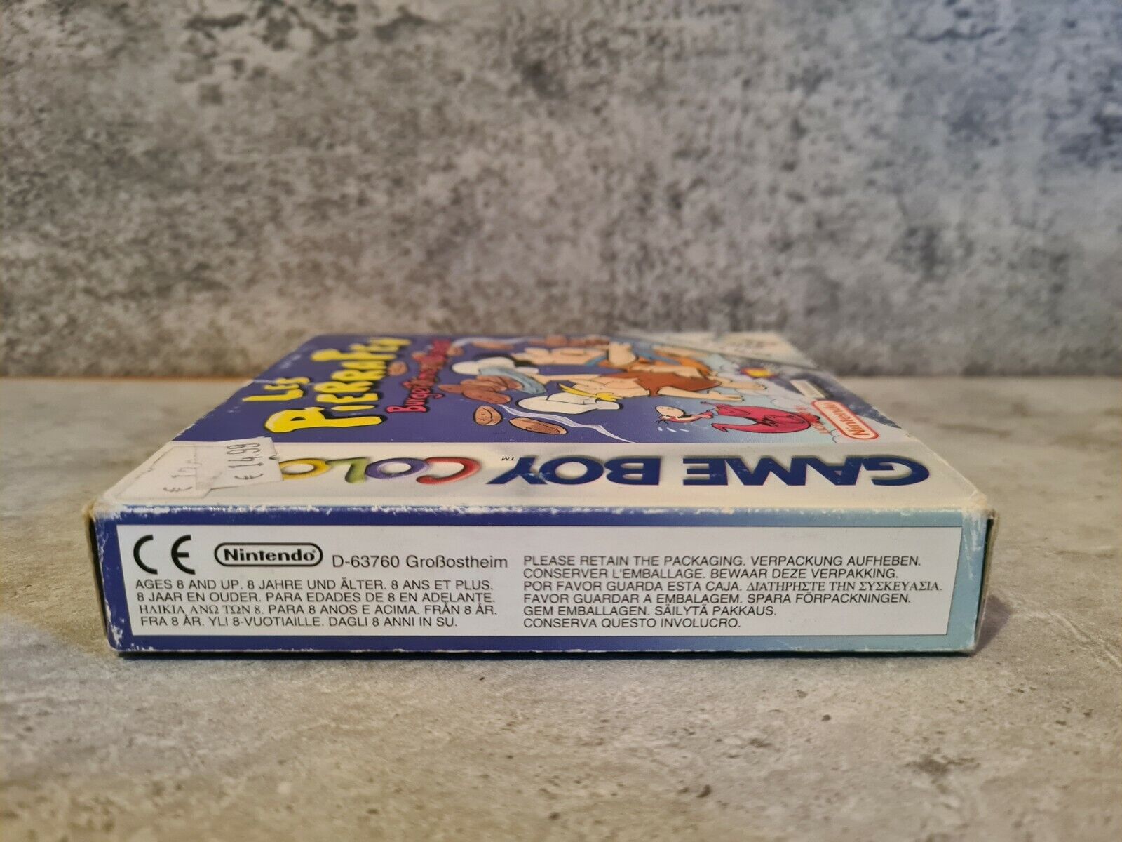 Nintendo Game Boy Color Les Pierrafeu Burgertime mit OVP und Anleitung FRA - T-Retro-Games 