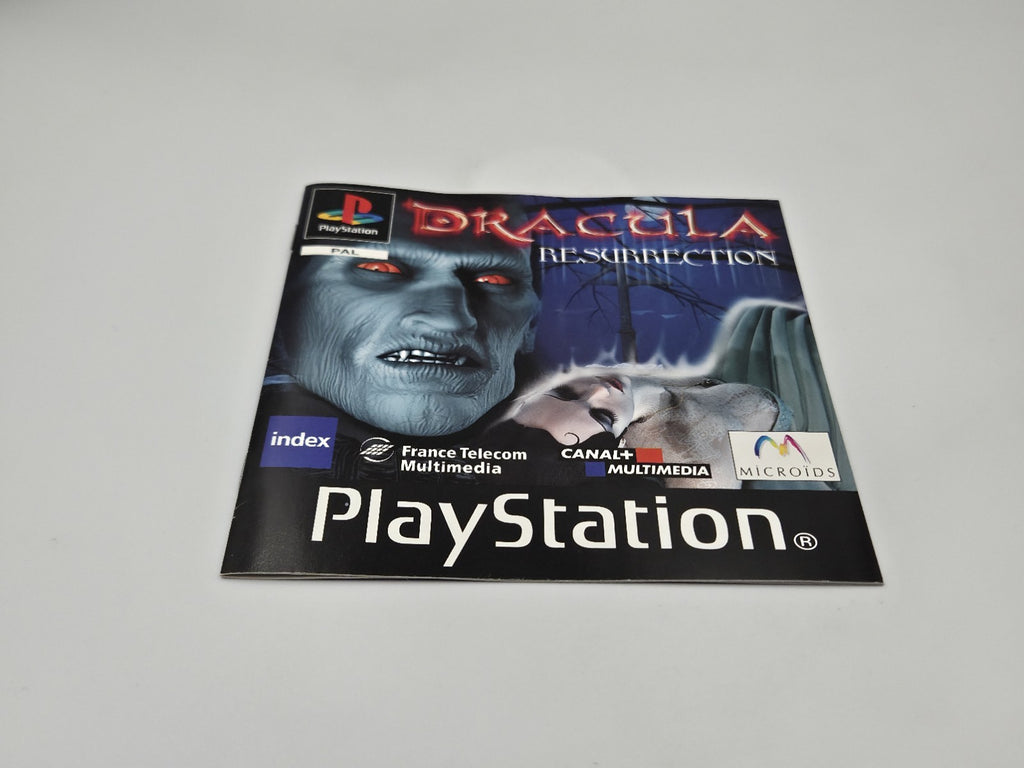 PS1 Playstation 1 Spiel Dracula Resurrection mit OVP + Anleitung Deutsch 2 Discs