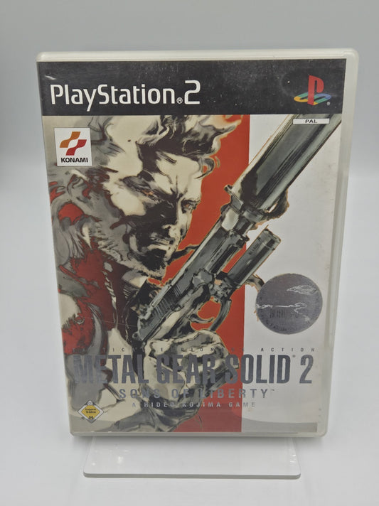 PS2 Metal Gear Solid 2 Sons of Liberty mit OVP+Anleitung  + Bonus DVD Deutsch 