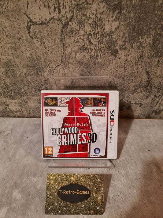 Nintendo 3DS James Noir's Hollywood Crimes 3D mit OVP und Anleitung Deutsch - T-Retro-Games 