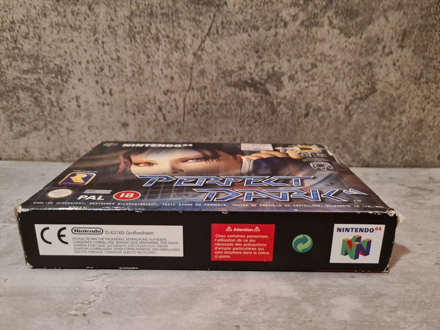 N64 Nintendo 64 Perfect Dark mit OVP und Anleitung EUR - T-Retro-Games 