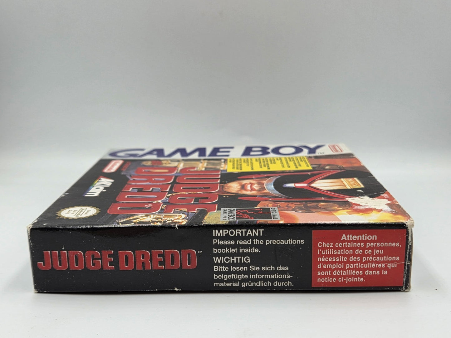 Nintendo Game Boy Classic Spiel Judge Dredd mit OVP und Anleitung EUR