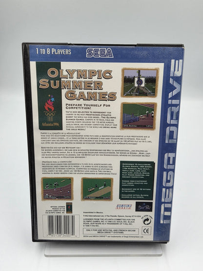 Sega Mega Drive Spiel Olympic Summer Games mit OVP und Anleitung Multilingual 
