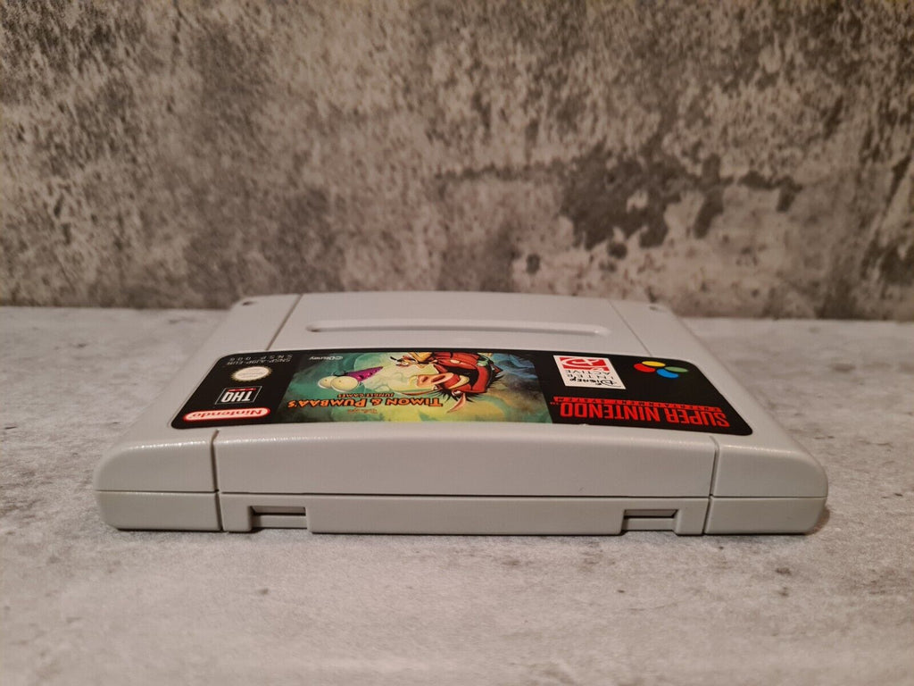 SNES Super Nintendo Disney's Timon & Pumbaa's Jungle Games Modul EUR - T-Retro-Games 