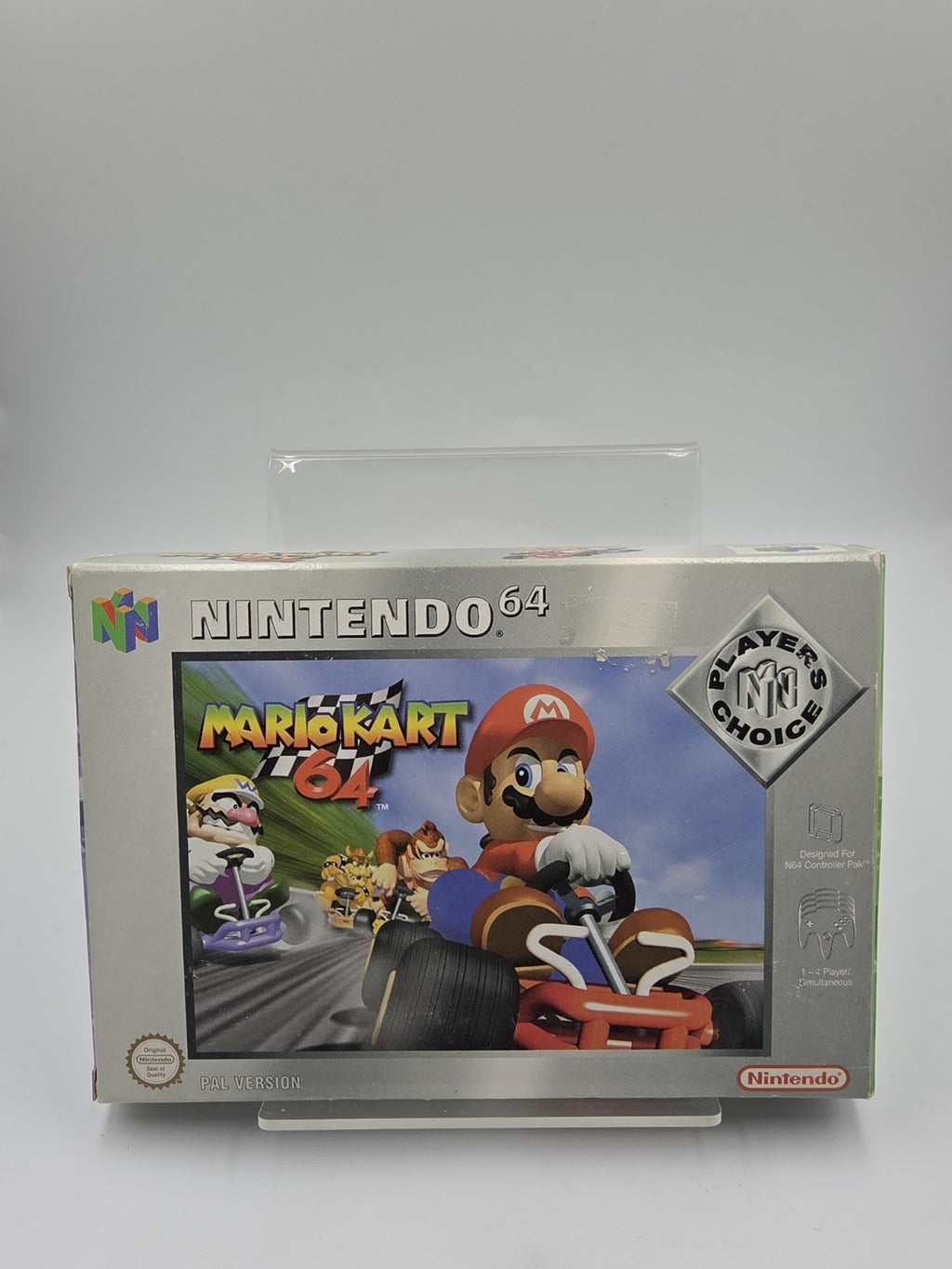 N64 Nintendo 64 Spiel Mario Kart 64 mit OVP und Anleitung EUR