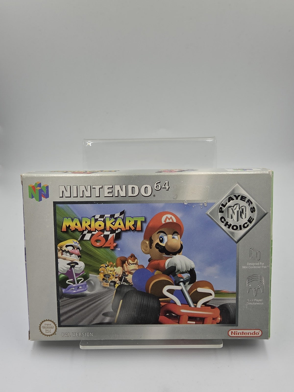 N64 Nintendo 64 Spiel Mario Kart 64 mit OVP und Anleitung EUR