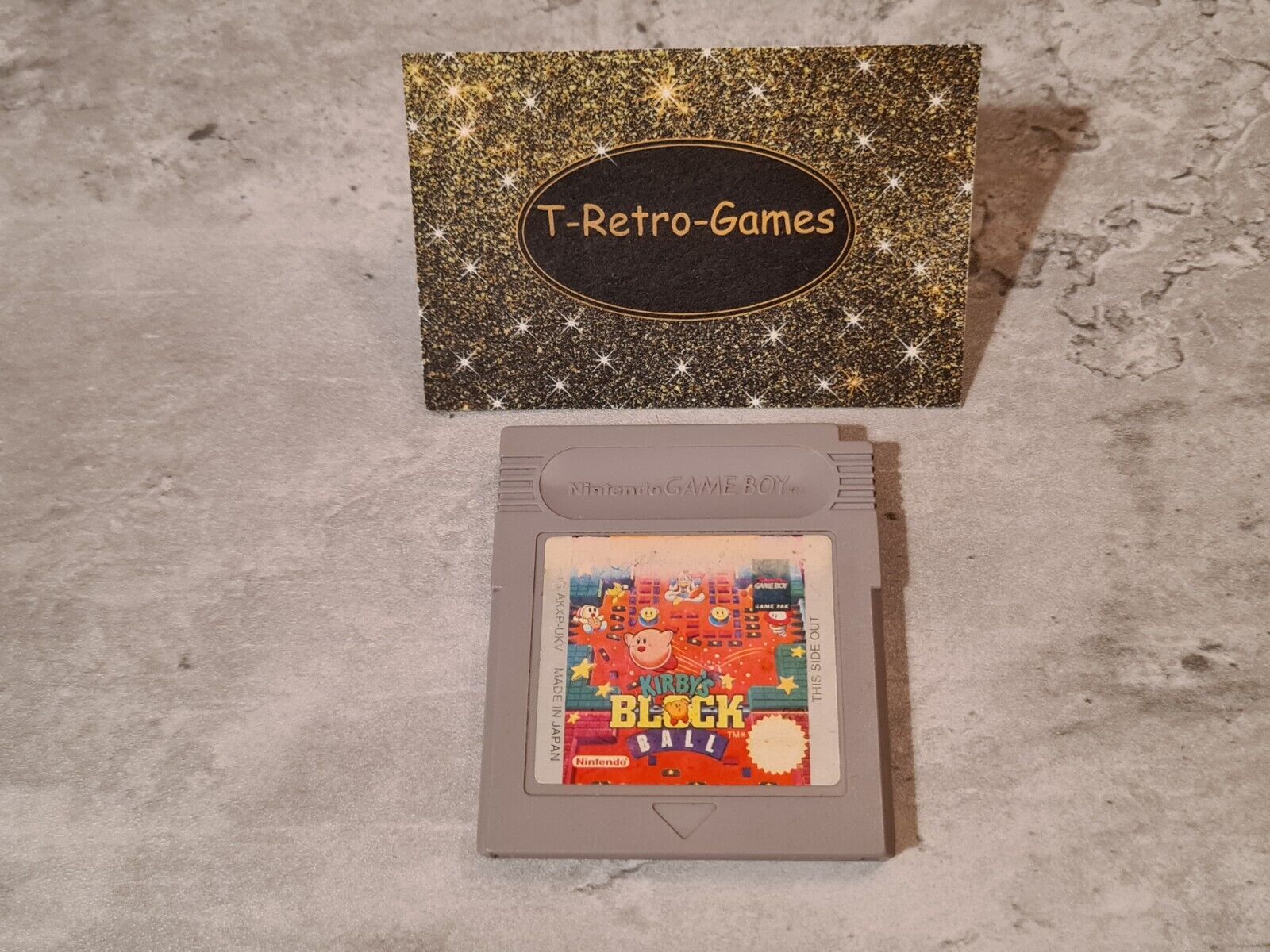 Nintendo Game Boy Classic Spiel Kirby's Block Ball Modul UKV - T-Retro-Games 