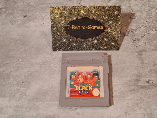 Nintendo Game Boy Classic Spiel Kirby's Block Ball Modul UKV - T-Retro-Games 