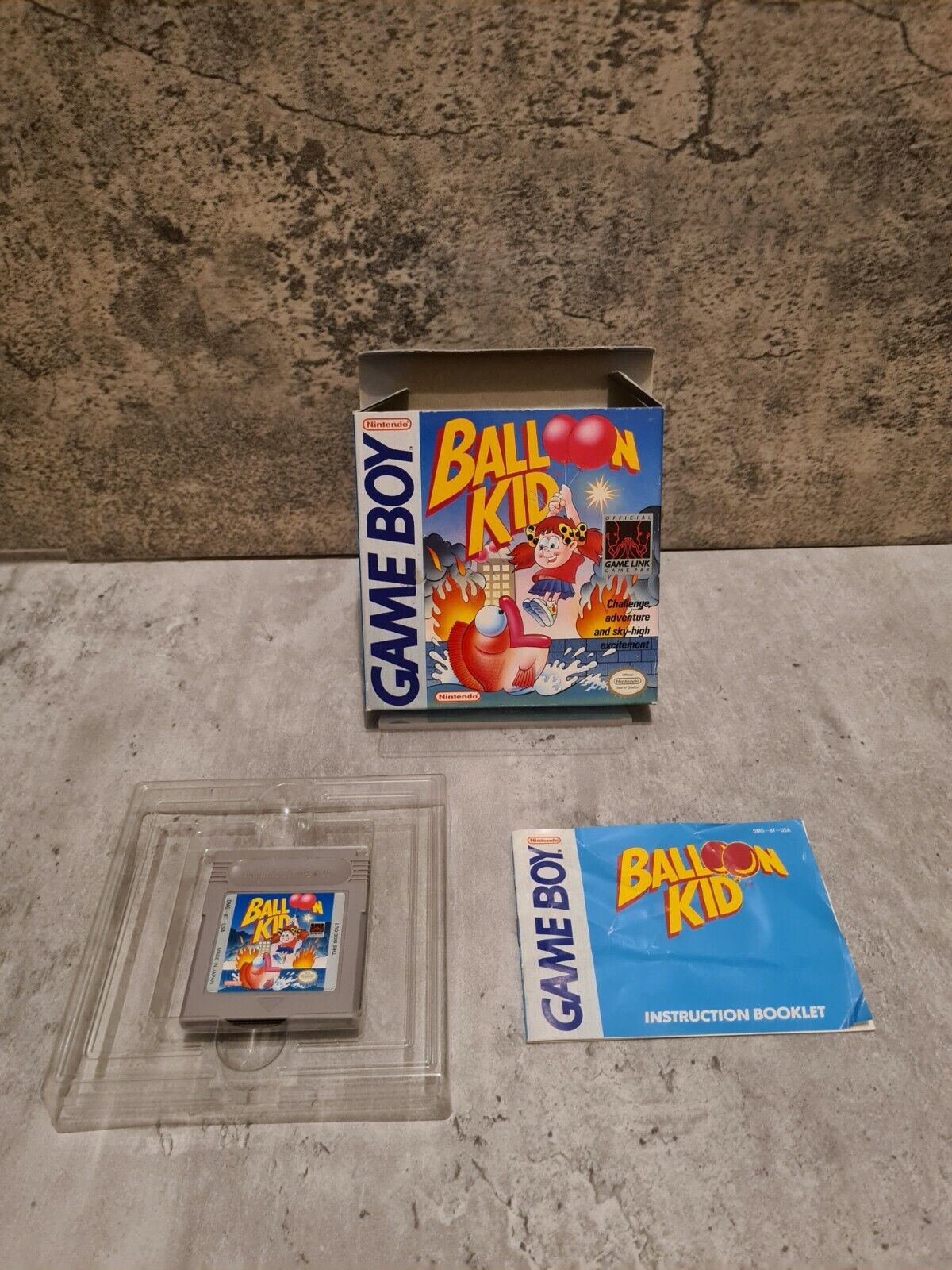 Nintendo Game Boy Classic Balloon Kid mit OVP und Anleitung USA - T-Retro-Games 