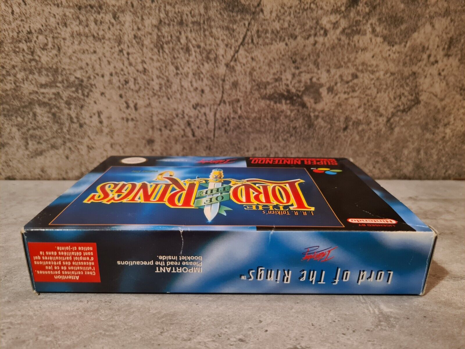 SNES Super Nintendo The Lord of The Rings Volume One mit OVP und Anleitung EUR - T-Retro-Games 
