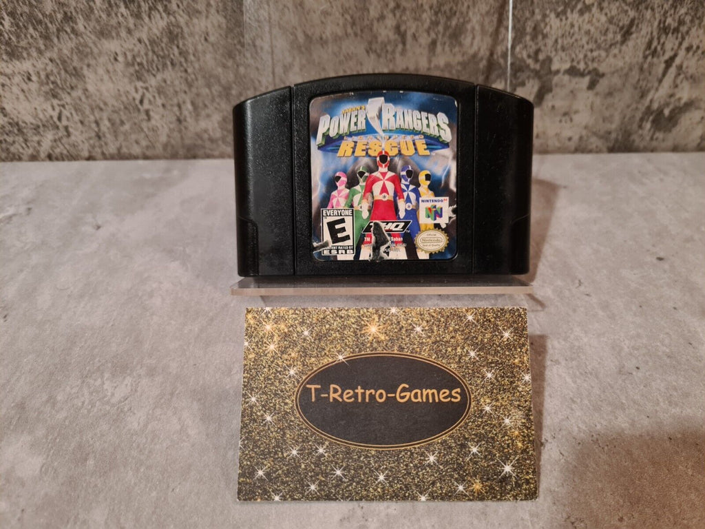 N64 Nintendo 64 Power Rangers Lightspeed Rescue USA NTSC Modul - T-Retro-Games 
