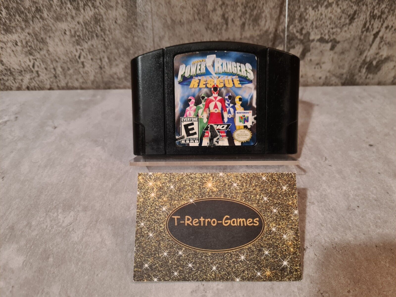 N64 Nintendo 64 Power Rangers Lightspeed Rescue USA NTSC Modul - T-Retro-Games 