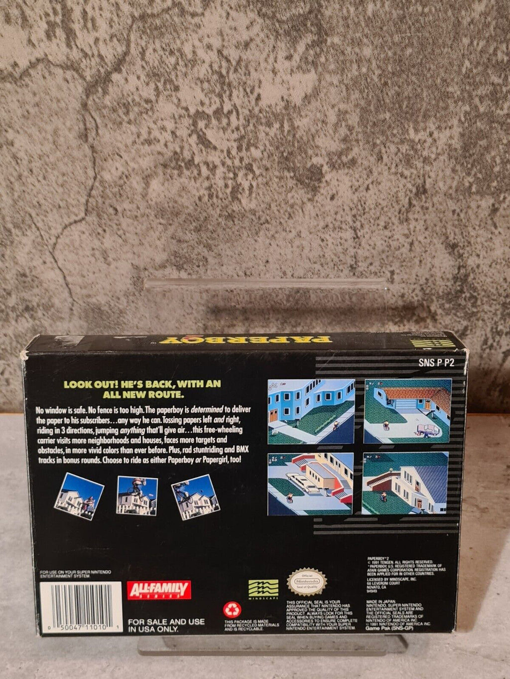 SNES Super Nintendo Paperboy 2 mit OVP und Anleitung NTSC-USA - T-Retro-Games 