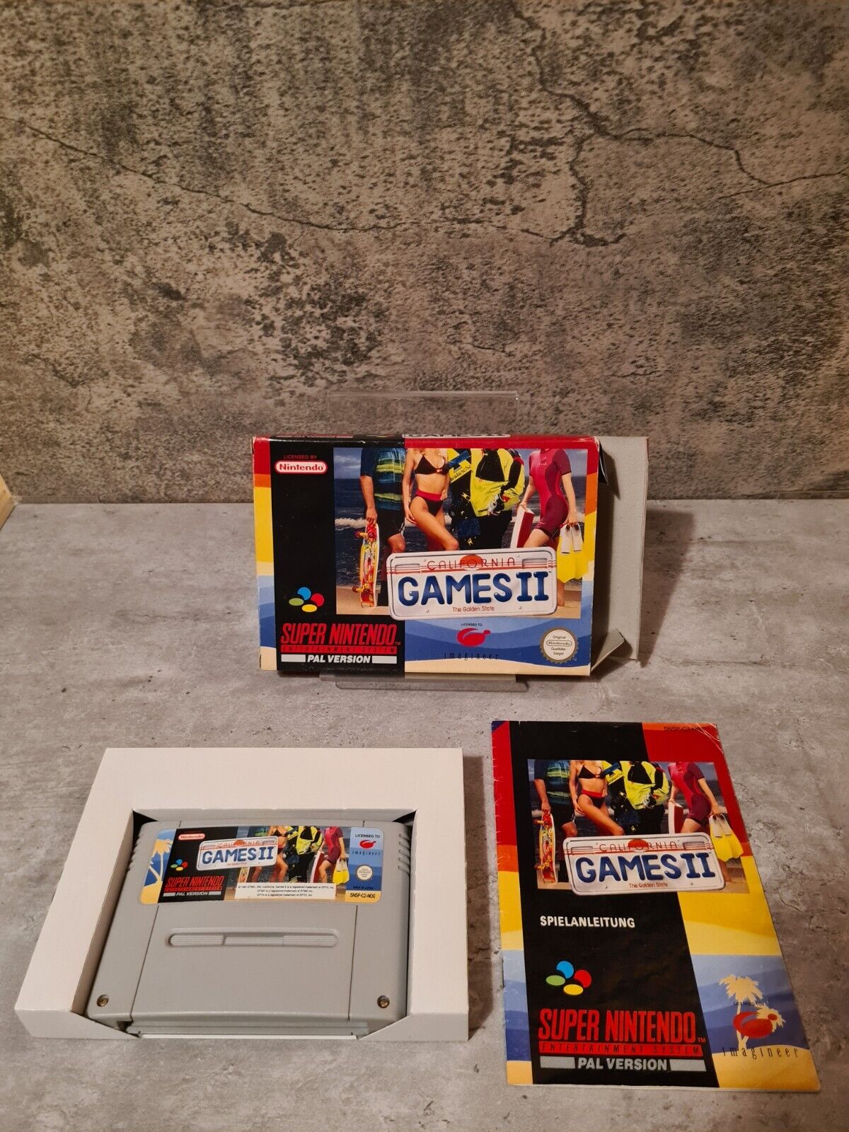 SNES Super Nintendo California Games II mit OVP und Anleitung NOE - T-Retro-Games 