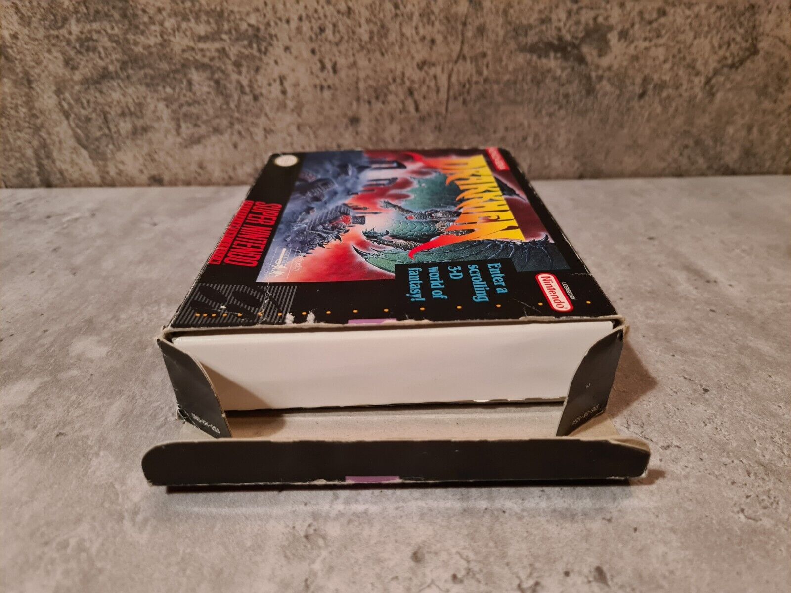 SNES Super Nintendo Drakkhen mit OVP und Anleitung NTSC USA - T-Retro-Games 