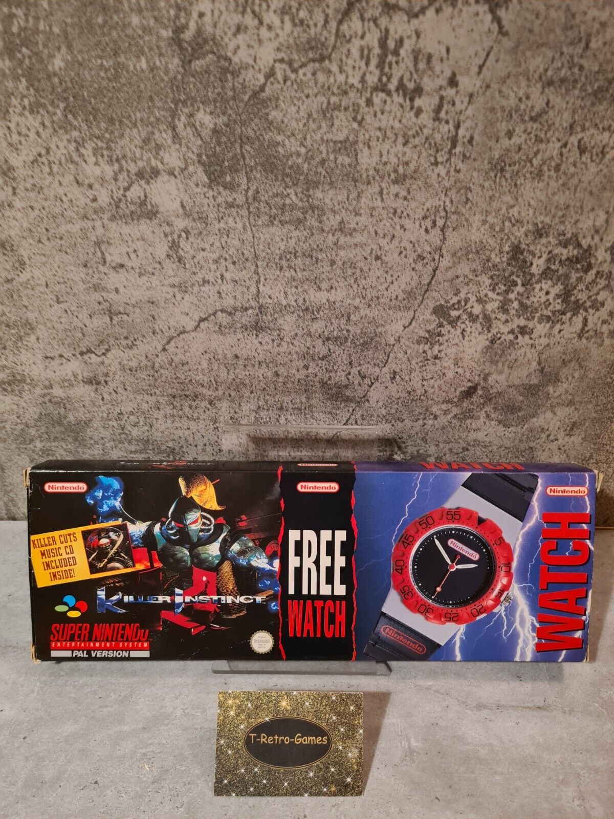 SNES Super Nintendo Killer Instinct Free Watch Big Box OVP mit Anleitung UKV - T-Retro-Games 