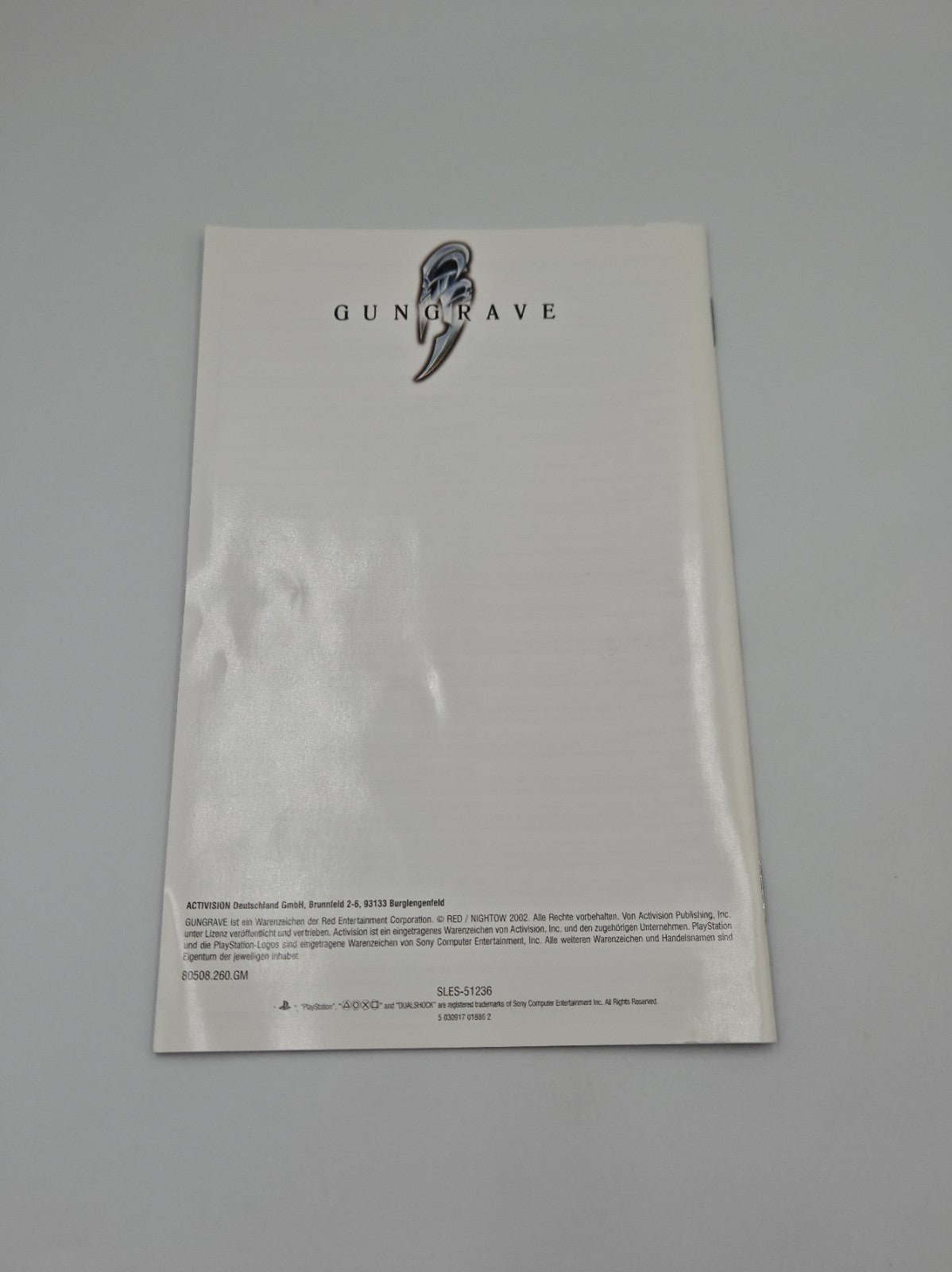 PS2 Playstation 2 Gungrave mit OVP und Anleitung Deutsch 