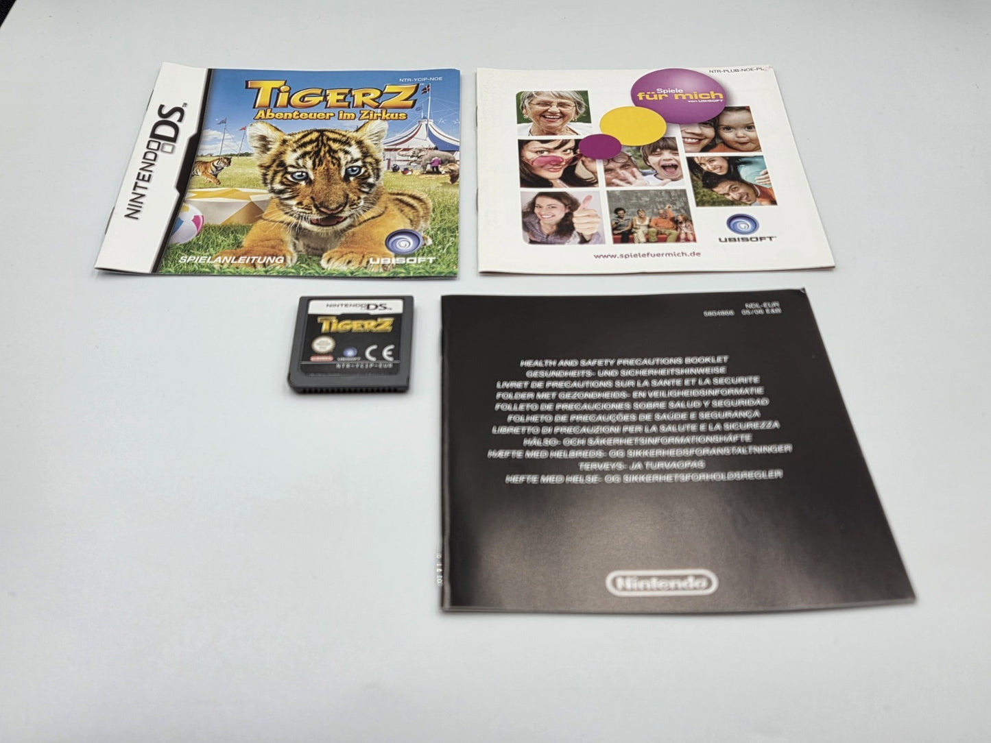 Nintendo DS Tigerz Abenteuer im Zirkus mit OVP und Anleitung NOE